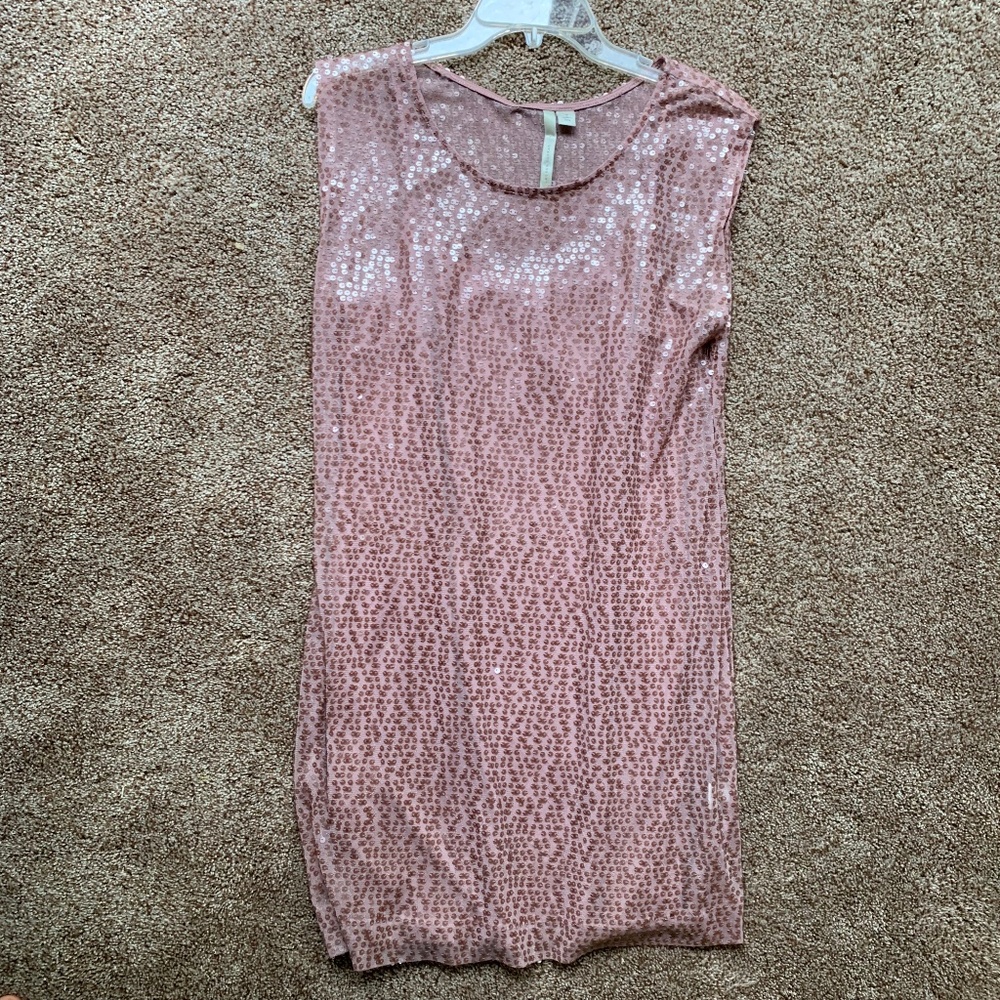 Sequin Shift Dress